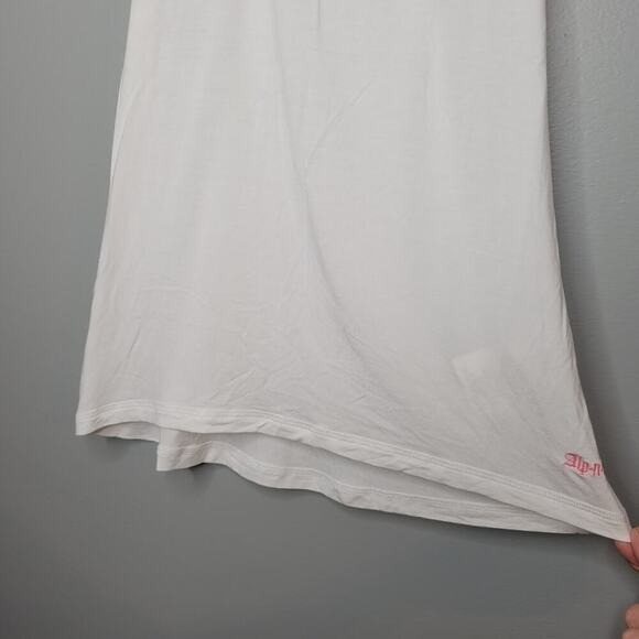 Alp N Rock Tank Top Womens Size XS White Racerback Embroidered Yoga Gym Workout - Picture 7 of 11